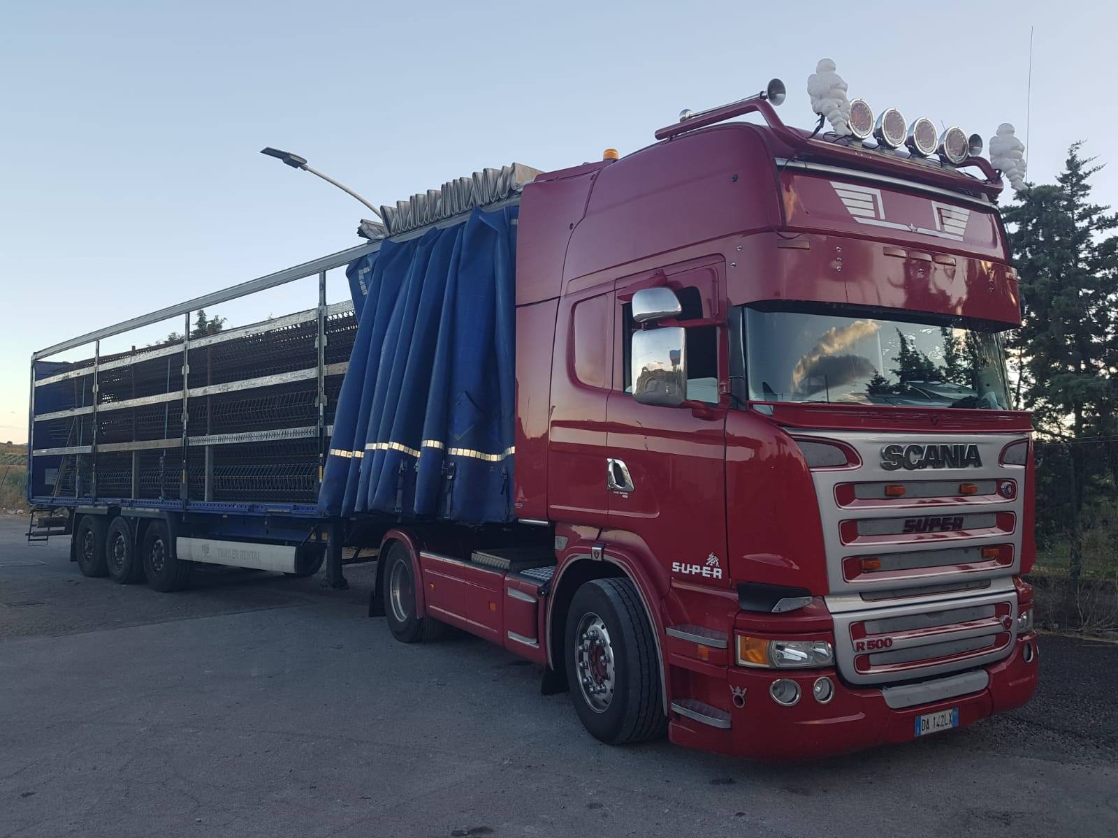 Odino Autotrasporti al lavoro